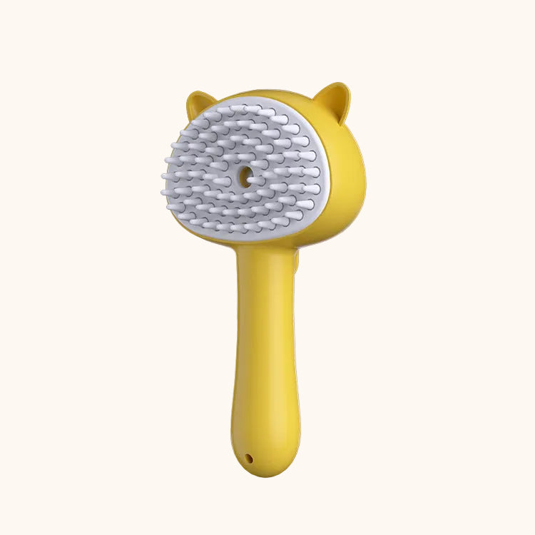 ZampyGroom, prodotto per la cura degli animali, mostra un'area di lavoro con strumenti e accessori per la toelettatura.